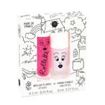 Nailmatic KIDS FAIRYTALES Rollette Nail Polish Duo Set Nagų lako ir lūpų blizgio rinkinys, 1vnt