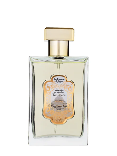 LA SULTANE DE SABA TAJ PALACE EAU DE PARFUM – ROŽĖ, MUSKUSAS, SMILKALAI – KVEPALAI 100ML + PLIUS DOVANA LA SULTANE DE SABA BRIDE’S DAY CREAM – ROŽĖ, PELARGONIJA – JAUNOSIOS BB KREMAS 50ML