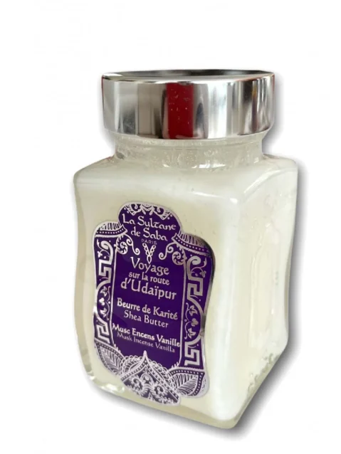 LA SULTANE DE SABA UDAIPUR SHEA BUTTER – MUSKUSAS, SMILKALAI, VANILĖ – TAUKMEDŽIO SVIESTAS 100G