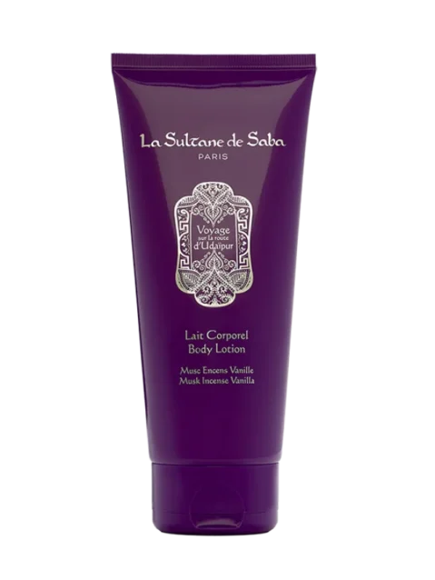 LA SULTANE DE SABA UDAIPUR BODY LOTION – MUSKUSAS, SMILKALAI, VANILĖ – KŪNO LOSJONAS 200ML