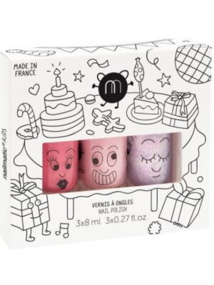 Nailmatic KIDS Nail Polish Set PARTY Nagų lakų rinkinys vaikams, 1vnt