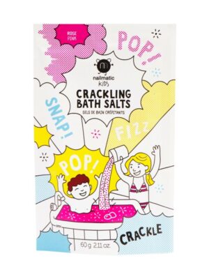 Nailmatic KIDS Pink Crackling Bath Salts Spragsinti vonios druska, 60g